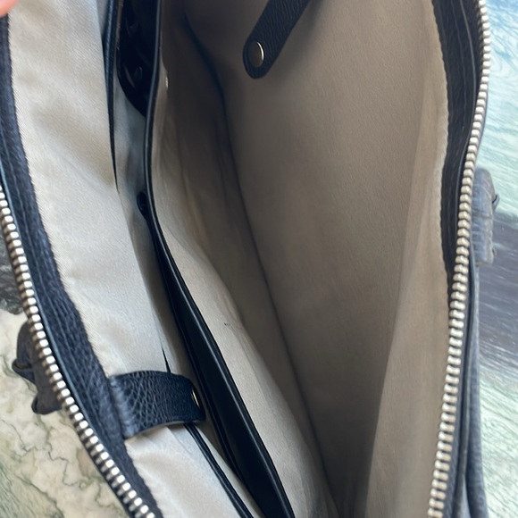 Peter Kent black leather portfolio briefcase, laptop bag from Argentina - Picture 5 of 7